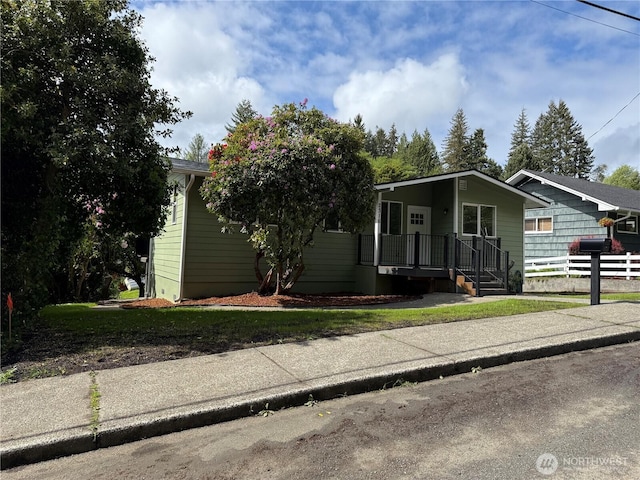 view of front of house
