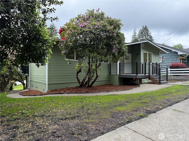 view of front of property