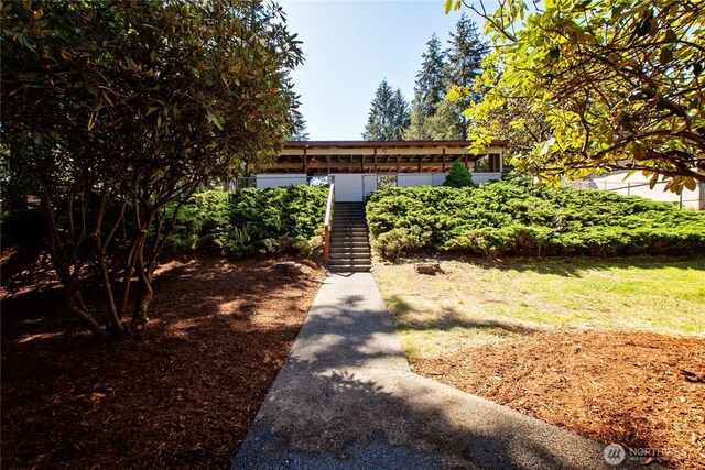 8024 N Bicentennial Loop SE, Lacey, WA 98503 - view of front facade with stairs