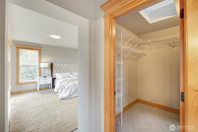 23623 20th Ave W, Bothell, WA 98021 - walk in closet featuring carpet and a skylight