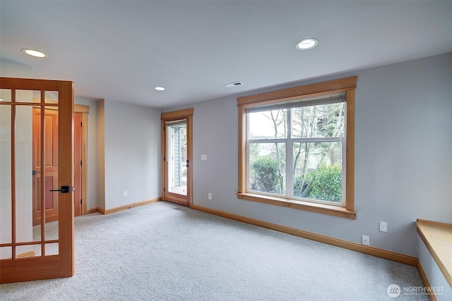 23623 20th Ave W, Bothell, WA 98021 - carpeted spare room with baseboards and recessed lighting