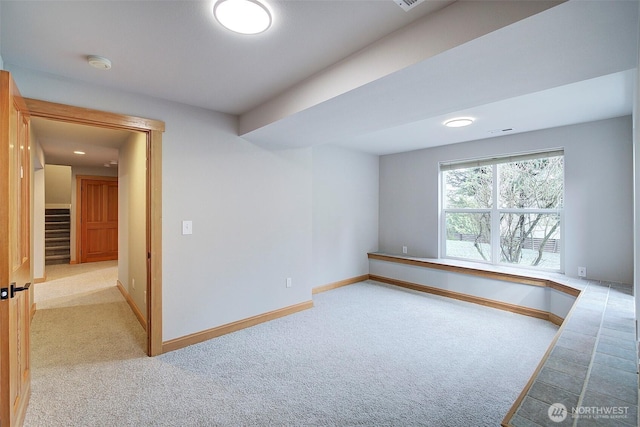 23623 20th Ave W, Bothell, WA 98021 - empty room with carpet, baseboards, a smoke detector, and stairway