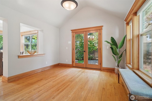 23623 20th Ave W, Bothell, WA 98021 - empty room featuring light wood finished floors and vaulted ceiling