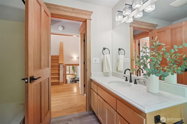 23623 20th Ave W, Bothell, WA 98021 - bathroom with wood finished floors and vanity