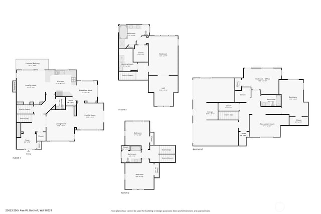 23623 20th Ave W, Bothell, WA 98021 - view of home floor plan