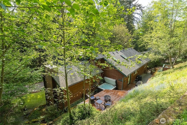 4 Alder Ct, Bellingham, WA 98229 - view of subject property with a heavily wooded area