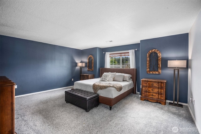 176 Raspberry Ln, Woodland, WA 98674 - bedroom with carpet flooring, a textured ceiling, and baseboards
