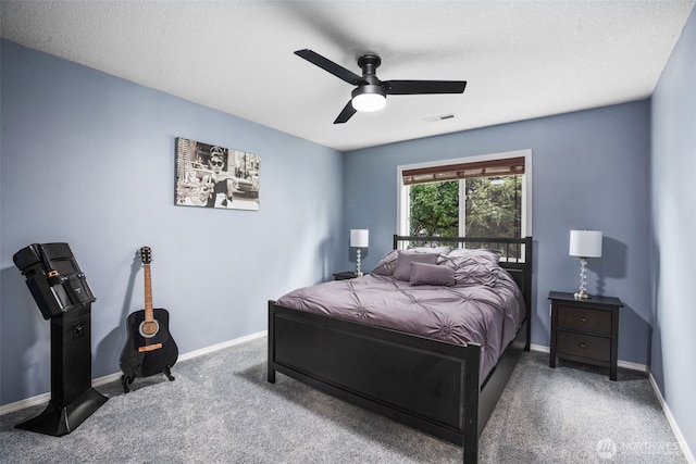 176 Raspberry Ln, Woodland, WA 98674 - bedroom featuring carpet, baseboards, and a textured ceiling