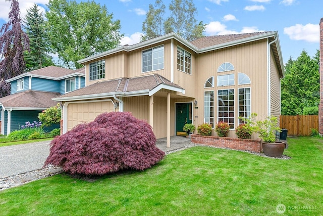 3238 NE 100th St Unit D, Seattle, WA 98125 - traditional-style house with a garage and a shingled roof