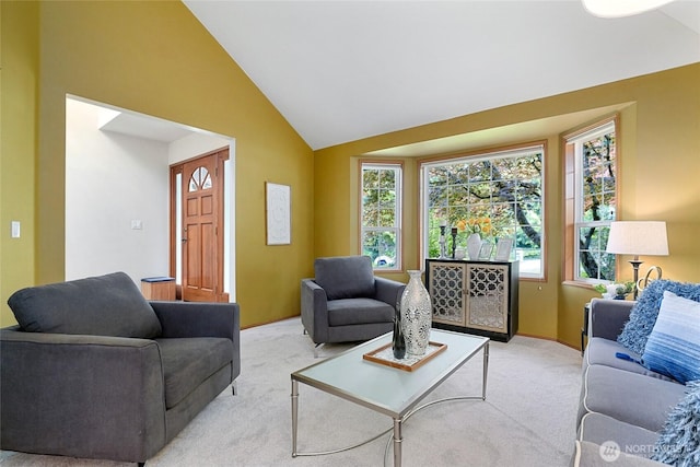 13218 42nd Ave W, Mukilteo, WA 98275 - living area with light colored carpet and high vaulted ceiling