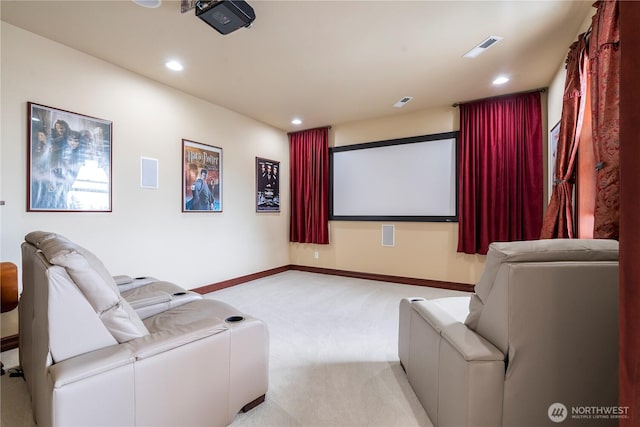1844 Vineyard Pl, Bellingham, WA 98226 - carpeted cinema with baseboards and recessed lighting