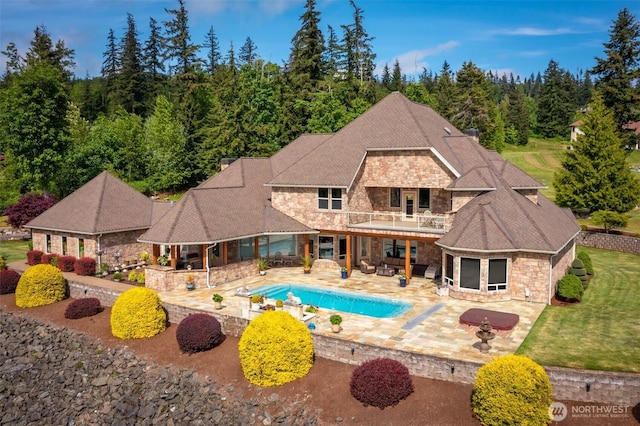 1844 Vineyard Pl, Bellingham, WA 98226 - swimming pool featuring a patio area and outdoor lounge area