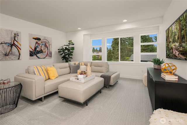 10207 NE 136th Pl, Lot, Kirkland, WA 98034 - living area with light colored carpet and recessed lighting