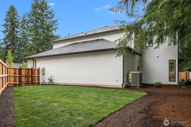 10207 NE 136th Pl, Lot, Kirkland, WA 98034 - back of property with a fenced backyard and a shingled roof