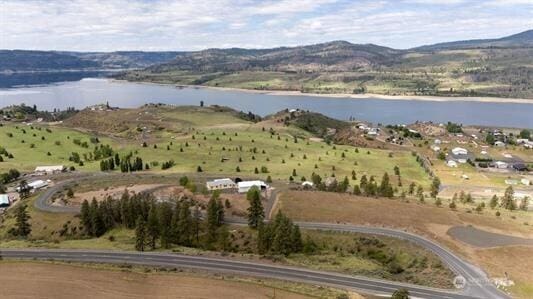 30350 Deer Meadows Rd E, Deer Meadows, WA 99122 - aerial view of property and surrounding area with a water and mountain view