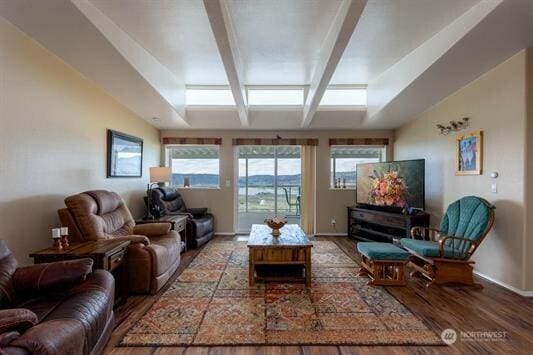 30350 Deer Meadows Rd E, Deer Meadows, WA 99122 - living room featuring wood finished floors and baseboards