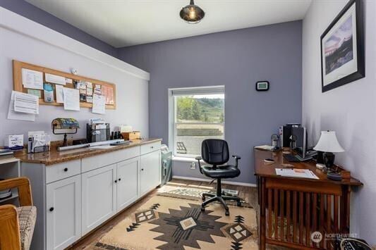 30350 Deer Meadows Rd E, Deer Meadows, WA 99122 - office space featuring light wood-style floors