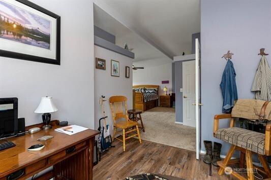 30350 Deer Meadows Rd E, Deer Meadows, WA 99122 - office space featuring wood finished floors