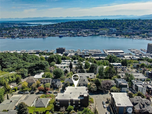 1605 5th Ave N Unit 402, Seattle, WA 98109 - aerial view of a nearby body of water
