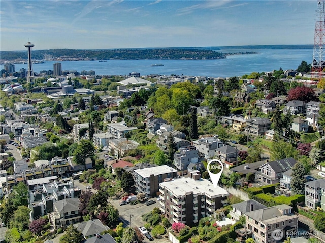 1605 5th Ave N Unit 402, Seattle, WA 98109 - bird's eye view of a nearby body of water
