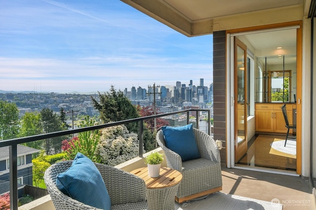 1605 5th Ave N Unit 402, Seattle, WA 98109 - balcony with a view of skyline