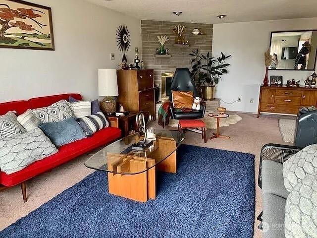 1417 N 7th St, Tacoma, WA 98403 - living area with carpet flooring