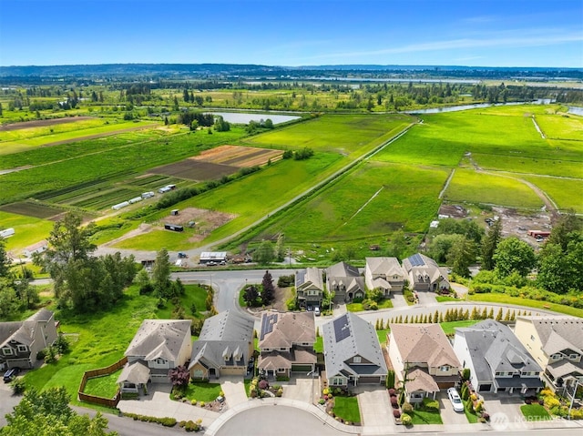 1032 76th Ave NE, Lake Stevens, WA 98258 - aerial view of residential area featuring a large body of water