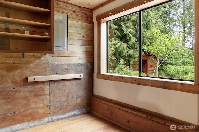 5092 Ribbit Rd, Langley, WA 98260 - spare room featuring wooden walls and wood finished floors