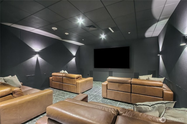 10700 NE 4th St Unit 1006, Bellevue, WA 98004 - home theater with a paneled ceiling