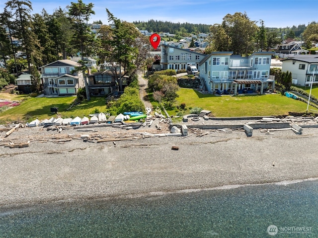 232 N Sunset Dr, Camano Island, WA 98282 - aerial view of residential area