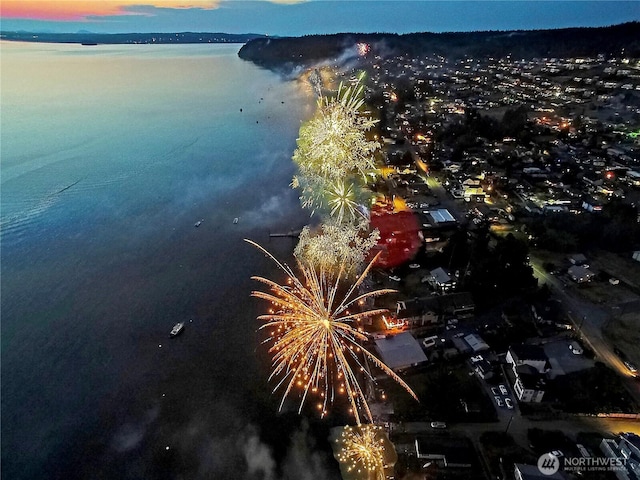 232 N Sunset Dr, Camano Island, WA 98282 - bird's eye view of a nearby body of water