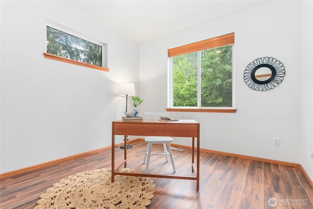 26 Inglewood Pl, Bellingham, WA 98229 - office area with wood finished floors and baseboards