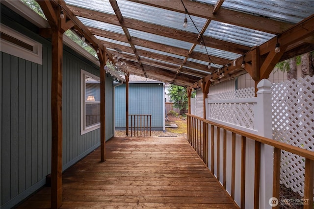 200 N Hamma Hamma Dr W, Hoodsport, WA 98548 - view of wooden terrace