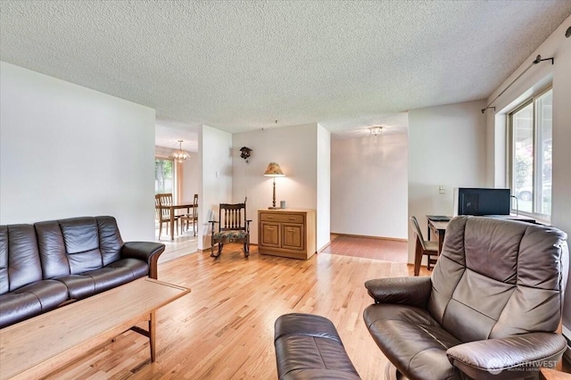 21918 83rd Ave W, Edmonds, WA 98026 - living room with light wood-style floors and a textured ceiling