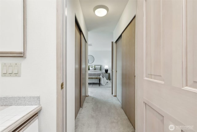 2040 13th Ave W Unit 41, Seattle, WA 98119 - hallway with light carpet