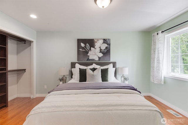 3831 171st Ave SE, Snohomish, WA 98290 - bedroom featuring wood finished floors, baseboards, and recessed lighting