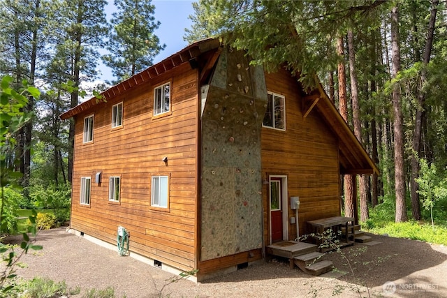 18 Deer Run Loop Rd, Winthrop, WA 98862 - view of property exterior with crawl space