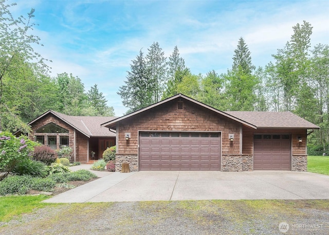 5707 316th St NW, Stanwood, WA 98292 - view of front of property featuring stone siding