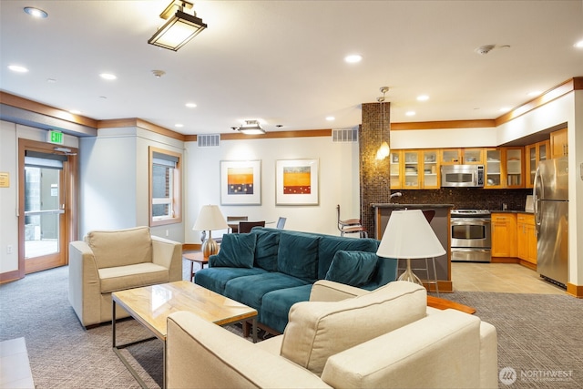 5450 Leary Ave NW Unit 442, Seattle, WA 98107 - living area with recessed lighting