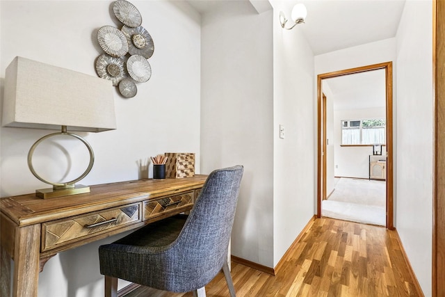 20010 3rd Ave NW, Shoreline, WA 98177 - home office featuring light wood-type flooring and baseboards