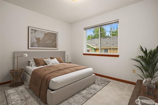 18526 36th Ave W Unit C, Lynnwood, WA 98037 - bedroom with carpet floors and baseboards