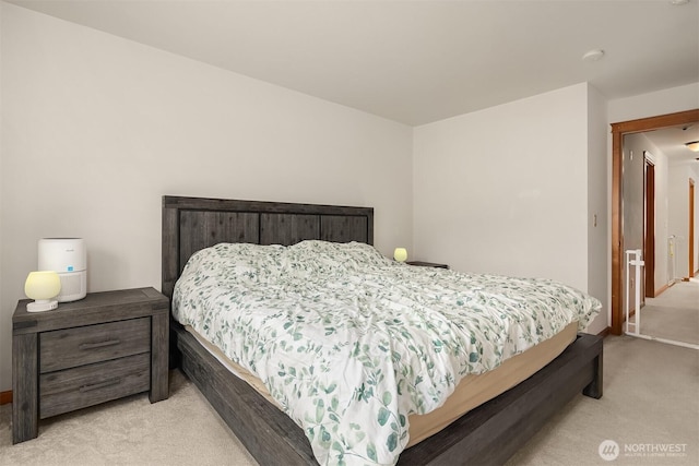 18526 36th Ave W Unit C, Lynnwood, WA 98037 - bedroom with light carpet