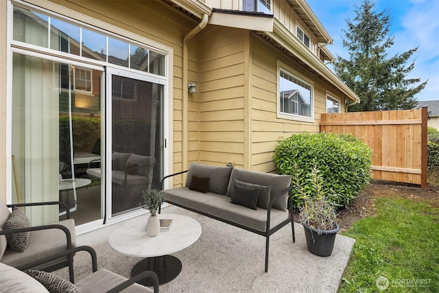 18526 36th Ave W Unit C, Lynnwood, WA 98037 - view of patio / terrace with outdoor lounge area