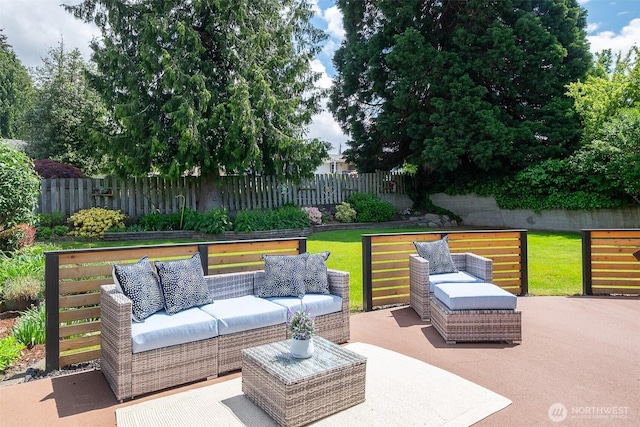 25718 16th Ave S, Des Moines, WA 98198 - view of patio / terrace with outdoor lounge area