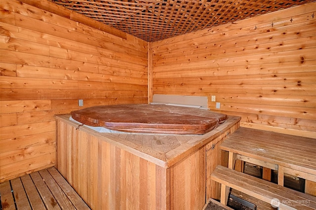 25718 16th Ave S, Des Moines, WA 98198 - sauna / steam room featuring wooden walls