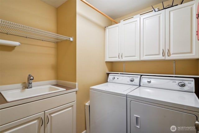 27309 SE 10th Ct, Sammamish, WA 98075 - laundry area with independent washer and dryer and cabinet space