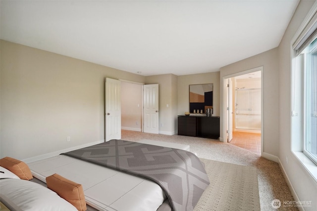 27309 SE 10th Ct, Sammamish, WA 98075 - bedroom with carpet flooring, baseboards, and ensuite bath