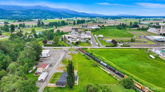 1005 Johnson St, Sumas, WA 98295 - drone / aerial view of a mountainous background