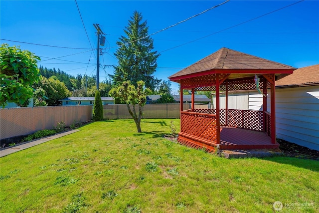 2815 NE Wyoming St, Bremerton, WA 98310 - view of yard featuring a gazebo and a deck