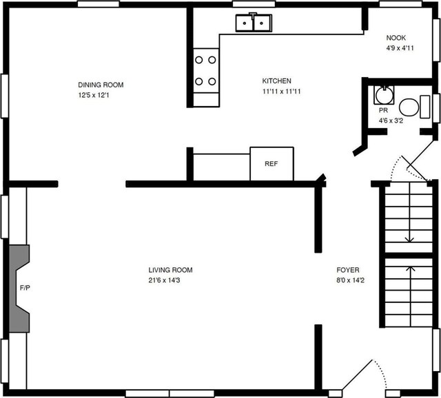 116 E Edgar St, Seattle, WA 98102 - home floor plan